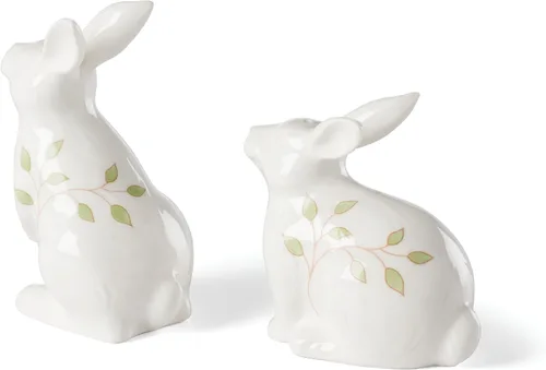 Vista 2 de Lenox 893456 Mariposa Prado Conejo Salero y Pimentero, Vajilla de Pascua