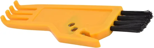 Vista 5 de Cepillo de limpieza, cepillo de polvo ABS apto para aspirador barrido robot de mano Partes de aspirador (amarillo)