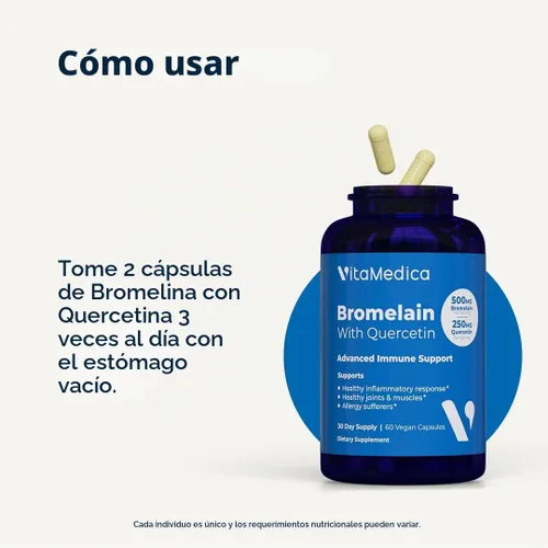 Vista 9 de VitaMedica Arnica Montana 30X + Bromelina + Paquete de fórmula de apoyo