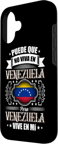 Vista 2 de Funda para iPhone 16 Puede Que Yo No Viva En Venezuela, Pero Venezuela Vive En Mí