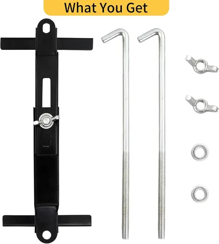 Vista 10 de Kit de Retención de Batería de Coche, Barra Transversal de Batería de Coche de Alta Resistencia con Abrazaderas de Servicio Pesado, Soporte