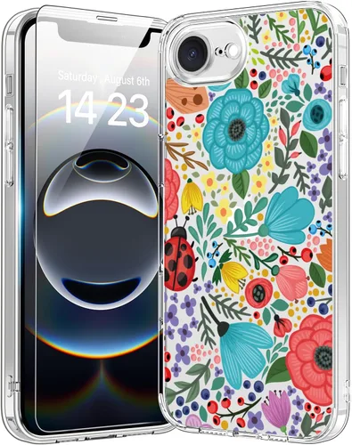 Vista 97 de bicol - Funda protectora a prueba de golpes para iPhone 15 Plus, funda delgada de acrílico transparente y diseños modernos para niña y mujer, 6.7