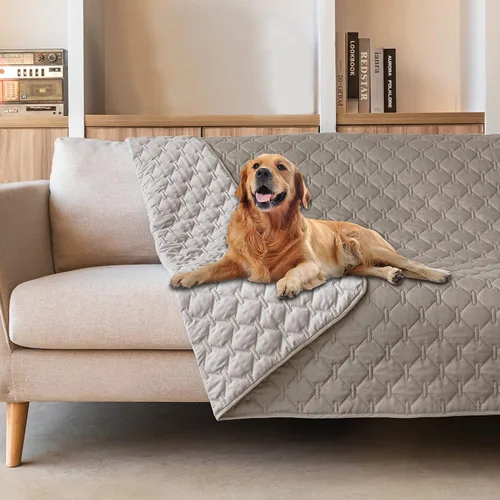 Vista 88 de gogobunny Manta para mascotas 3 veces más resistente, impermeable y a prueba de arañazos; protector de muebles reversible para perros y gatos, funda