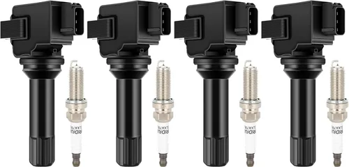Vista 3 de Bobinas de la bobina de ignición y bujías UF664 del iridio para Subaru Forester 2.5L H4