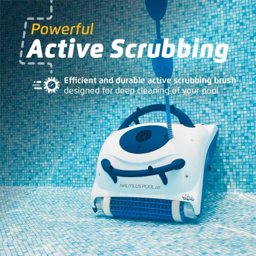 Vista 33 de Dolphin E10 - Aspiradora robótica automática para piscina, cepillo de limpieza activo, acceso a filtros de carga superior, ideal para piscinas sobre