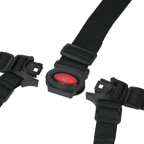 Vista 2 de Correas para silla alta, arnés de 5 puntos para bebé, arnés para silla alta, arnés de silla alta, soporte universal para cinturón seguro para bebé