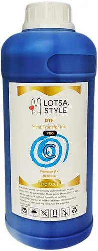 Vista 9 de LOTSA. STYLE Premium PRO DTF - Recambio de tinta para impresoras de inyección de tinta, impresión de película de transferencia de calor, edición