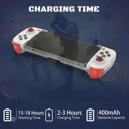 Vista 6 de Joso Control inalámbrico de juego para iOS Android PC Bluetooth Gamepad Joysticks para iPhone 131211X iPad MiniAirPro Mac MacBook tabletas Samsung