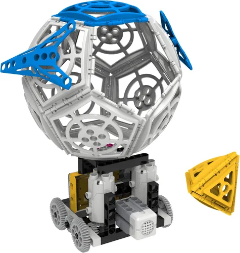 Vista 4 de Thames & Kosmos Robotics: Smart Machines - Kit de experimentos STEM Super Sphere Construye y programa una esfera robótica de 9 pulgadas + 6 otros