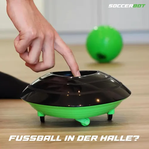 Vista 9 de Soccer Bot - El mejor juego de fútbol para interiores con rastreador de puntuación y modos de velocidad, juguete de entrenamiento de fútbol