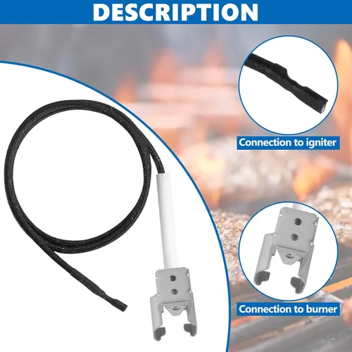 Vista 5 de SafBbcue Repuesto para encendedor de parrilla Royal Gourmet GA5401T, piezas de repuesto, resistente a la corrosión, fácil de instalar