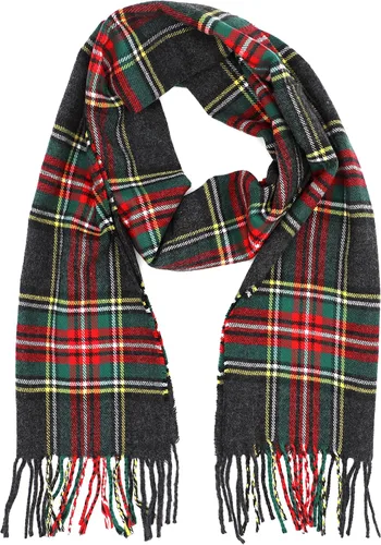 Vista 119 de Bufanda de invierno Achillea suave y cálida, de tartán, a cuadros, de cachemira, unisex