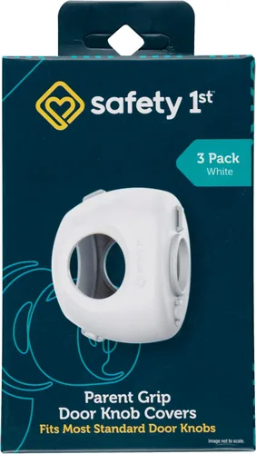 Vista 6 de Safety 1st Parent Grip - Fundas para pomo de puerta, color blanco, talla única (HS3260600), el embalaje puede variar (paquete de 8)