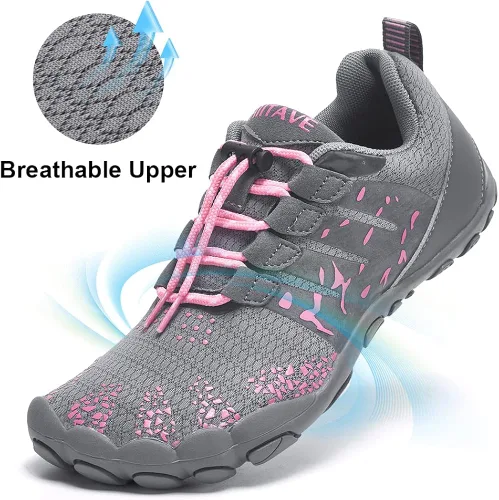 Vista 3 de HIITAVE - Zapatos de agua minimalistas para mujer de secado rápido para hacer natación bucear surfear hacer deportes acuáticos ir a la piscina a