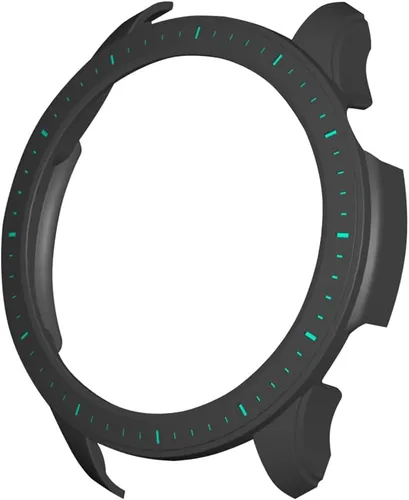 Vista 4 de Funda protectora para Amazfit GTR 4, a prueba de golpes, duradera, de policarbonato duro, accesorios para Amazfit GTR 4 Smartwatch (negro y azul)