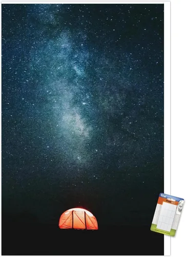 Vista 11 de Trends International Póster de pared Under The Stars, 14.725 x 22.375 pulgadas, versión enmarcada de madera de granero