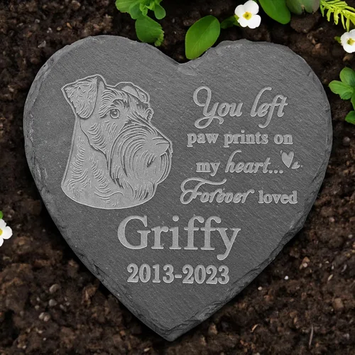 Vista 8 de Piedra conmemorativa de Golden Retriever, estatua de Golden Retriever, placa conmemorativa de Golden Retriever, regalos conmemorativos de Golden