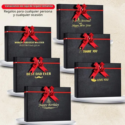 Vista 3 de Multitools - Juego de regalo "THANK YOU", 14 en 1, alicates multiherramientas y cuchillo de bolsillo con etiqueta para llavero, kit EDC de 3 piezas