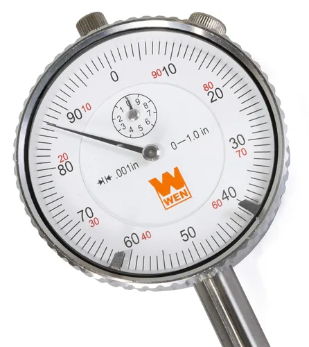 Vista 3 de WEN 10703 Indicador de cuadrante de precisión de 1 pulgada con resolución de 0.001 pulgadas