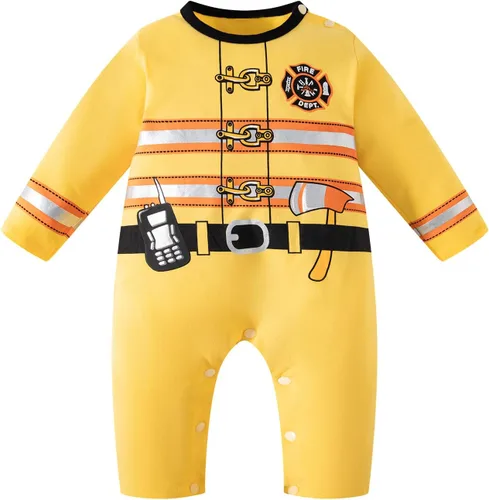 Vista 3 de Toddler Baby Boy Girl Haloween Cosplay Uniform with Hat