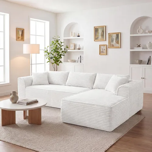 Vista 16 de Vesgantti 106" U Shaped Sectional Boneless Couch, No
