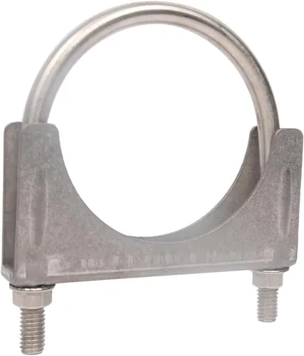 Vista 8 de Heavy Duty 1.5" 1-1/2 Inch Exhaust U Bolt Clamps Stainless Tono plata