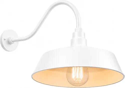 Vista 29 de 17 pulgadas. RLM Warehouse - Pantalla con brazo de cuello de cisne y bombilla Led A19 5000K de 9W