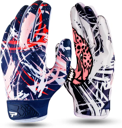 Vista 10 de Guantes de fútbol de la serie Cheetah Rapid Strike Series, libera velocidad, agarre supremo, rendimiento duradero para adultos, niños y jóvenes
