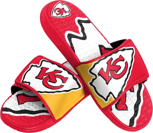 Vista 18 de FOCO mens NFL Team Logo Athletic Sport Shower Flip Flop Sandals Gel Slides