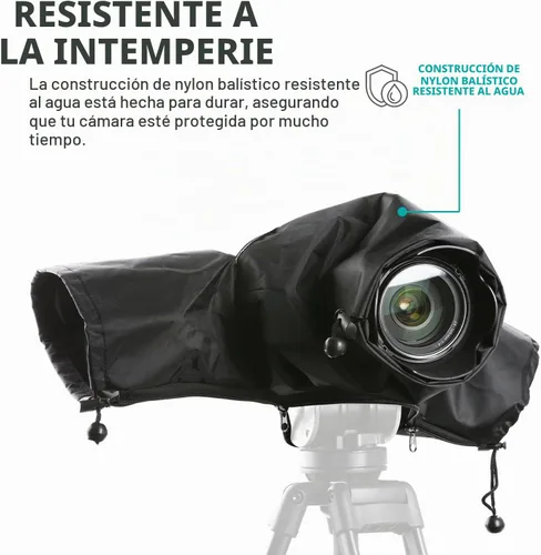 Vista 3 de Movo CRC01 - Funda impermeable de nailon para cámara con fundas de mano cerradas, compatible con cámaras réflex digitales Canon EOS, Nikon, Sony