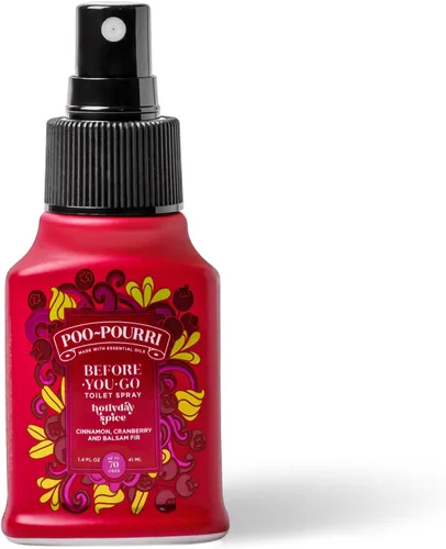 Vista 7 de Poo-Pourri Deck the Stalls - Juego de regalo Hollyday Spice de 1.4 onzas líquidas y Spritzes de muérdago de 1.4 onzas líquidas