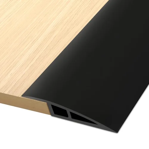 Vista 18 de FONUNO - Tira de transición de vinilo autoadhesiva para umbral de puerta Tira de transición para pisos, rampas de umbral de goma para puertas