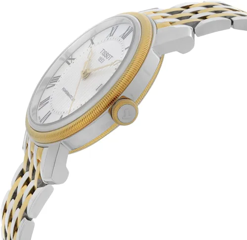 Vista 3 de Tissot Bridgeport automático Silved Dail Two-Tone t0454072203300Reloj para hombre