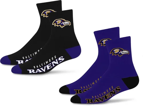 Vista 7 de For Bare Feet Calcetines quarter NFL unisex para adultos