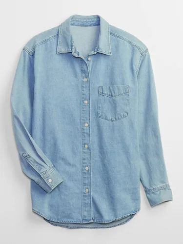 Vista 3 de GAP Women's Big Shirt