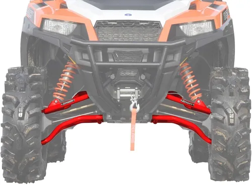 Vista 12 de SuperATV - Brazos en A arqueados resistentes para Polaris General 1000 (2016) - 1.5" de desplazamiento - Negro