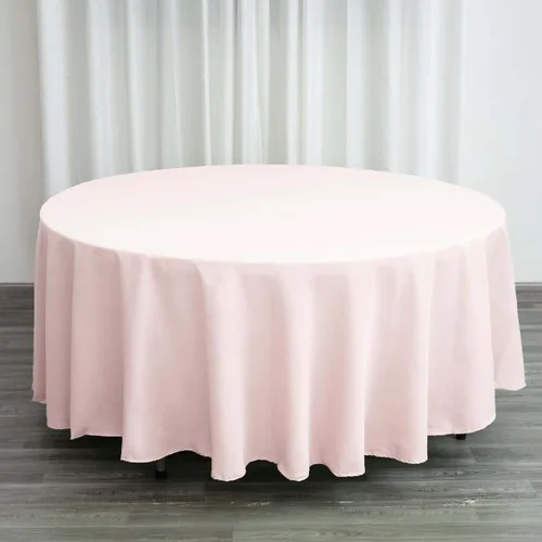 Vista 84 de Efavormart - Mantel redondo de poliéster de 108 pulgadas, 108 pulgadas, para bodas, fiestas, banquetes, restaurantes, color verde manzana