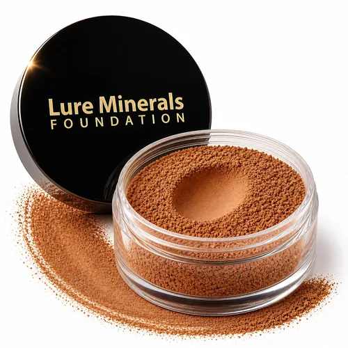 Vista 17 de Base de maquillaje en polvo minerales puros jarro colador de 0.28 onzas, elegir color, libre de ingredientes perjudiciales
