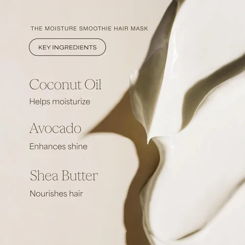 Vista 8 de Raw Sugar The Moisture Smoothie Bundle - Champú, acondicionador y mascarilla capilar, cuidado del cabello para cabello seco dañado, formulado sin