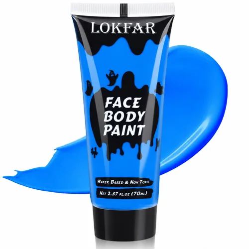 Vista 19 de Pintura corporal blanca para maquillaje de Halloween, crema a base de agua Blanco
