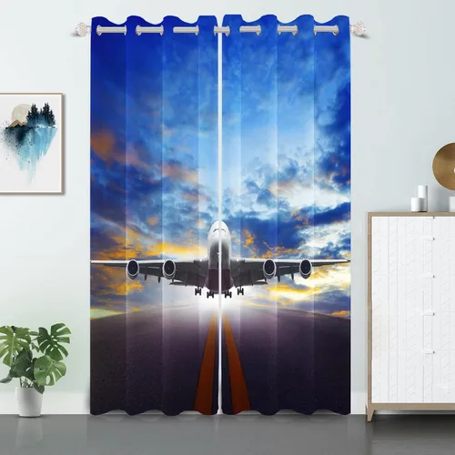 Vista 29 de Cortinas opacas de fútbol para dormitorio de niños, con temática deportiva, para sala de fútbol, cortinas de fútbol en blanco y negro