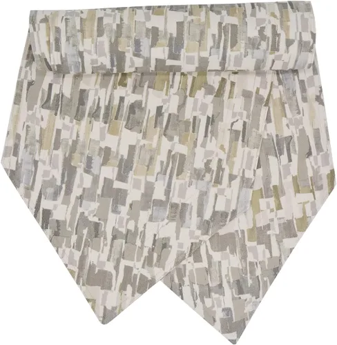 Vista 9 de Britto Moonstone - Juego de dos manteles individuales en forma de cuña con estampado gris