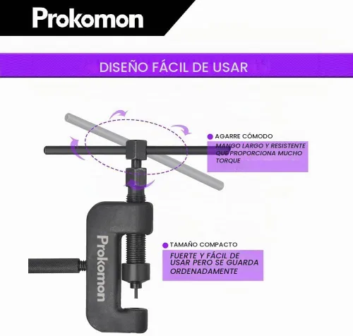 Vista 6 de Kit de herramientas para romper cadenas de 13 piezas; herramienta