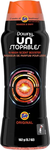 Vista 27 de Downy Unstopables - Perlas potenciadoras de aroma de lavandería para lavadora, exuberante, 10 onzas (paquete de 4)