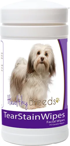 Vista 35 de Healthy Breeds Toallitas quitamanchas de lágrimas para perros para pastor australiano – Más de 100 razas – Limpiador facial de ojos – 70 toallitas