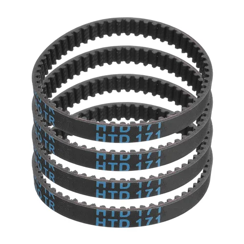 Vista 36 de uxcell 4 piezas HTD-3M Correa de Distribución de Goma 48 Dientes, Longitud de Paso 144mm x Ancho 6mm x Altura 2.4mm, Correa de Polea de Distribución