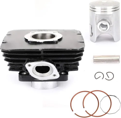 Vista 3 de Kit de anillos de pistón de cilindro de motor 2.126 in 115cc, kit de pistón de barril de jarra de cilindro para Yamaha RX RXS 115 RX-Spesial