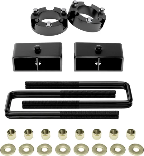 Vista 8 de Richeer Kit de elevación de nivelación de 1.5 pulgadas compatible con Tacoma 2005-2023 2003-2024 4 Runner, kit de elevación de nivelación apto