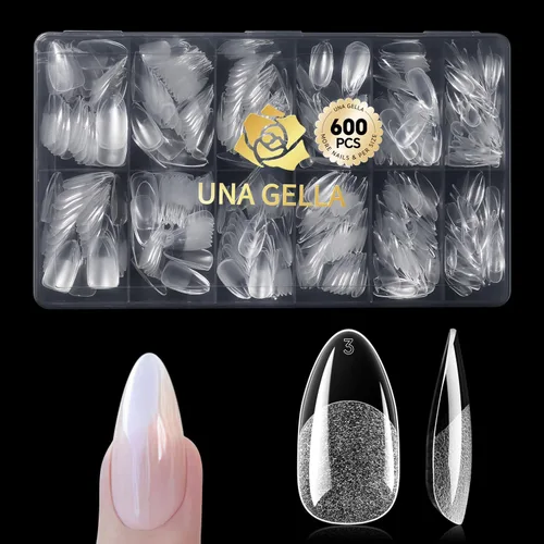 Vista 22 de UNA GELLA Pegamento de uñas de gel 6 en 1 para puntas de uñas transparentes