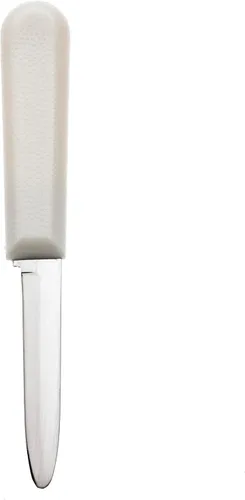 Vista 2 de Mercer Culinary Cuchillo para almejas con mango de polietileno, 3-1/4, blanco